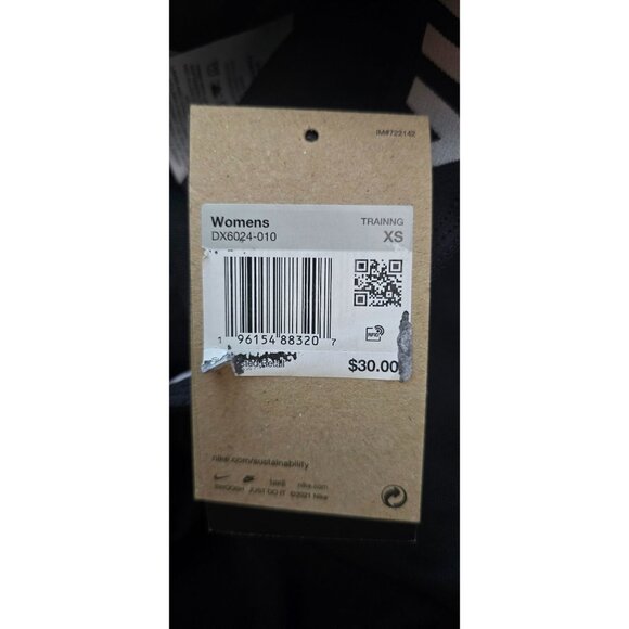 Nike Attack Women's Dri-fit Fitness Mid-Rise Shorts - Black/refs - Picture 4 of 5